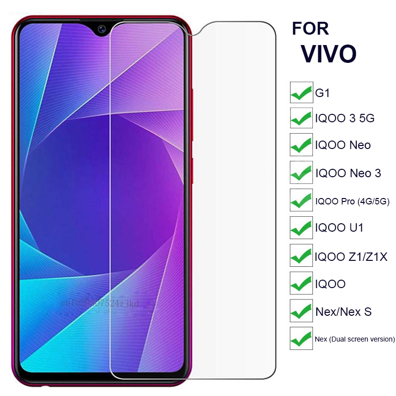 9H Screen Protectors Glass for vivo IQOO 3 5G/IQOO Neo 855/IQOO Neo3/IQOO Pro Z1 Z1X/vivo G1 Nex S