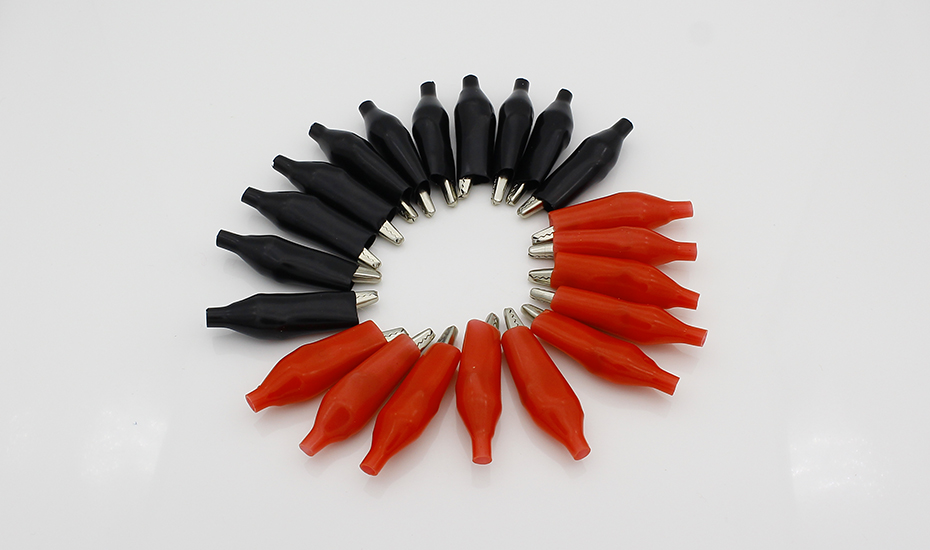 20pcs/lot 45MM Metal Alligator Clip G98 Crocodile Electrical Clamp for Testing Probe Meter