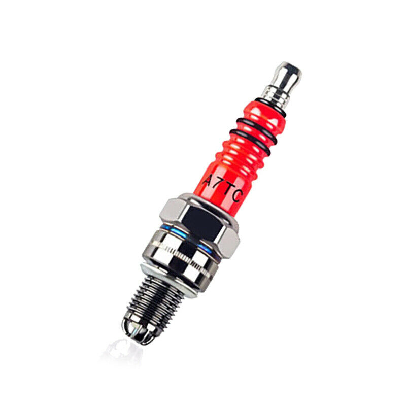 D8TC A7TC Platinum Nozzle Spark Plugs Level 3 Multi-angle Ignition Red Head Motorcycle Spark Plug for CG 125cc 150cc 200cc 250cc