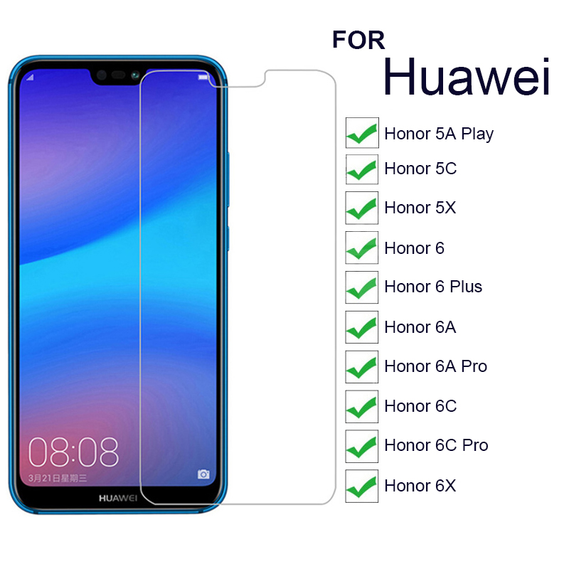 9H Screen Protectors Glass for for Huawei Honor 5A Play/Honor 5C 5X 6A 6C 6X 6C 6A Pro/Honor 6 Plus