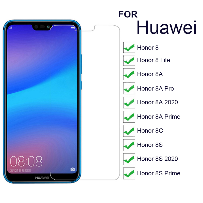 9H Screen Protectors Glass for Huawei Honor 8 8 Lite/Honor 8C 8S 8A 2020 8A Pro/Honor 8S 8A Prime