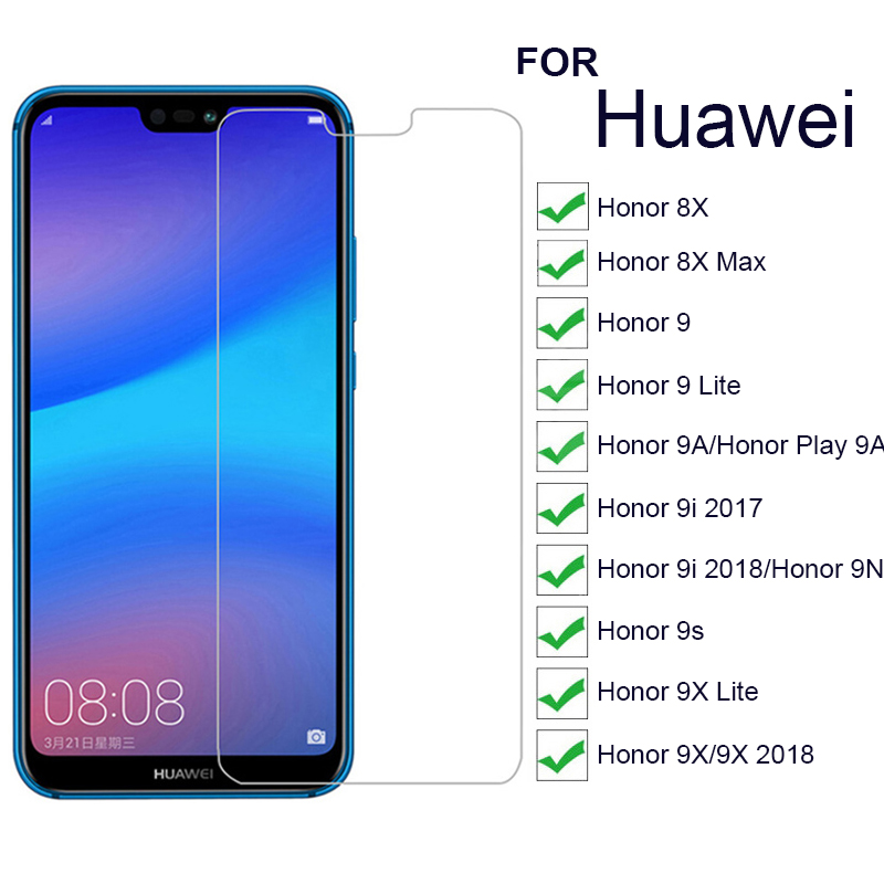 9H Screen Protectors Glass for Huawei Honor 8X 8X Max/Honor 9 9X Lite/Honor 9A 9C 9s 9X 9N 9i 2018