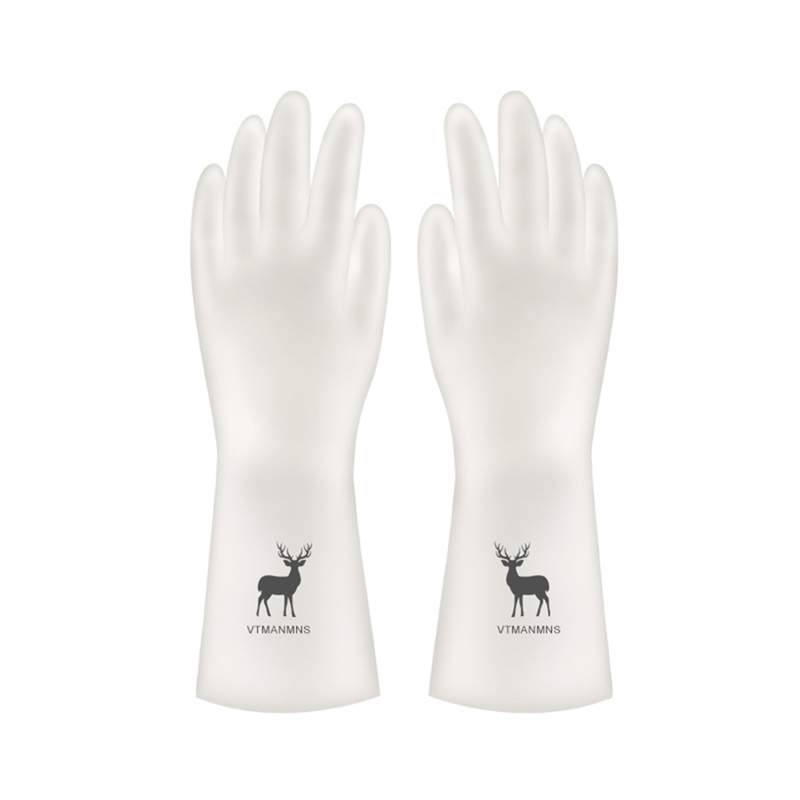 Long Sleeve Dish Washing Gloves for Protect hands Waterproof Rubber Latex Durable Gloves