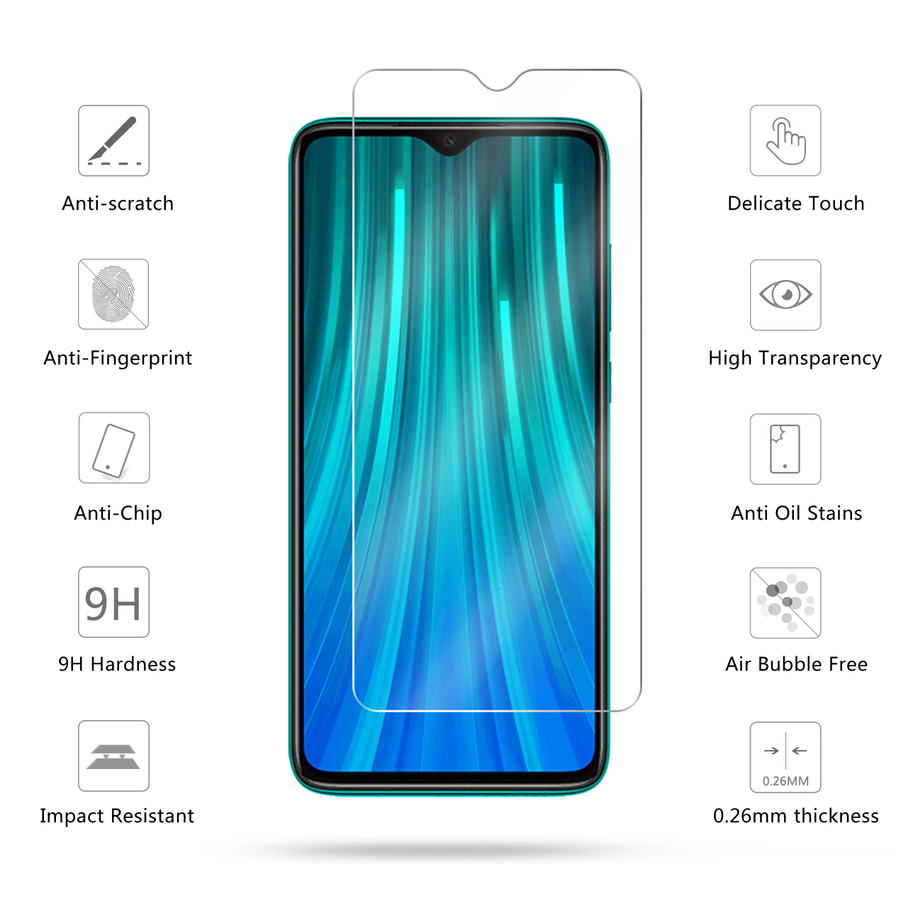 Screen Protector For Tecno Camon 11/Tecno Camon 11 Pro/Tecno Camon 11S/Tecno Camon iClick2/Tecno Camon iAir2+/Tecno Camon iAce/iAce2/iAce 2X/Tecno Camon i4/Tecno Camon i2/i2X