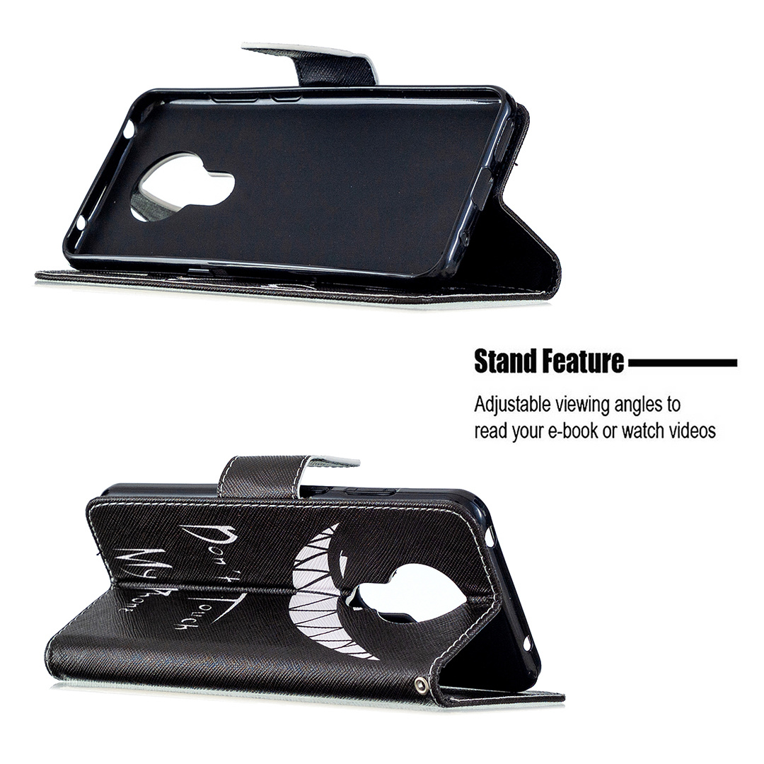 Nokia 5.3 Case, Colorful Flip PU Leather Wallet Phone Bag Cover for Nokia 5.3 - Don't touch my phone