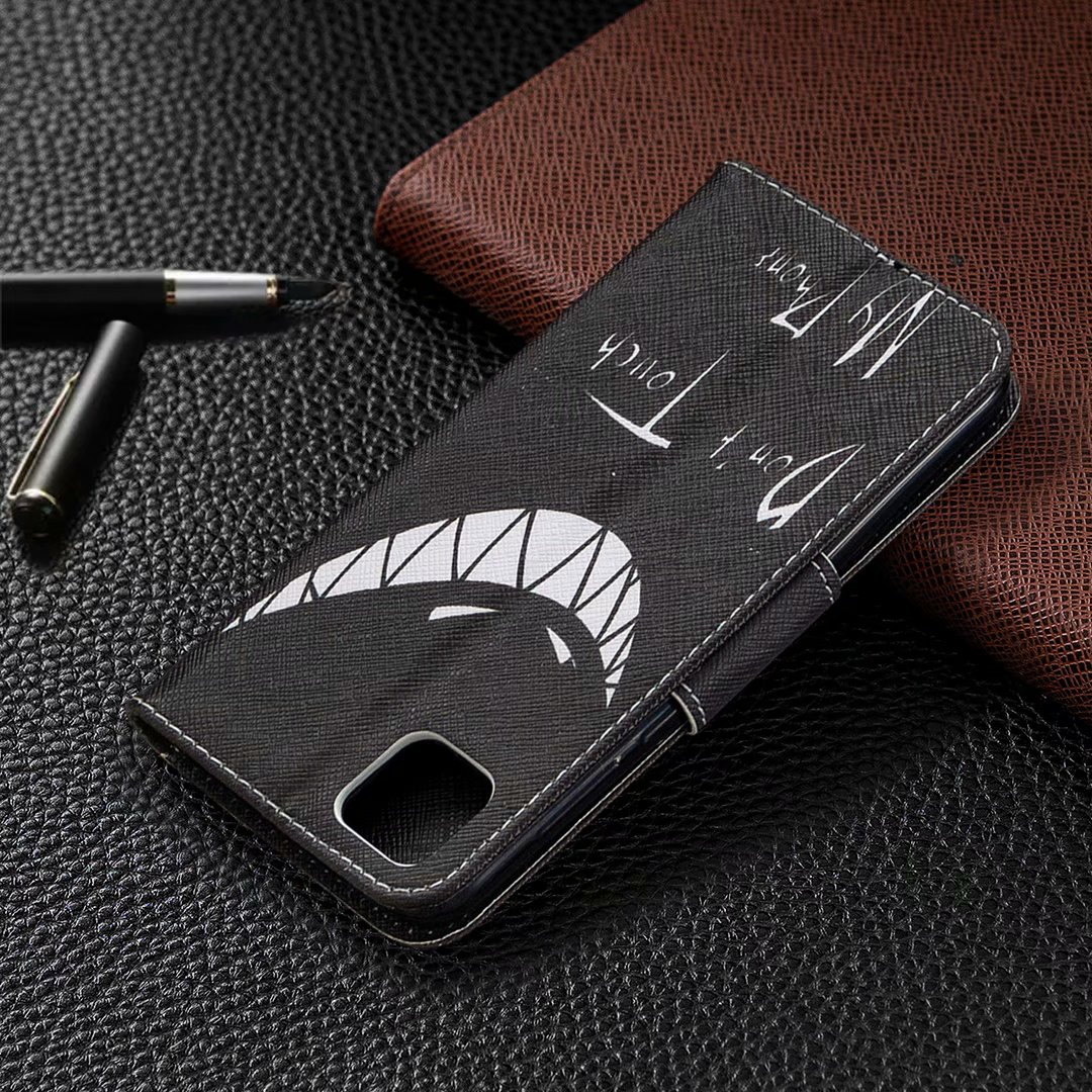 Huawei Y5P Case, Flip PU Leather Wallet Phone Cover for Honor 9S - Don't touch my phone