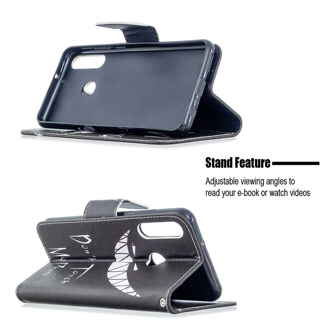 Huawei Y6P (2020) Case, Flip Wallet Phone Cover for Huawei Y6P 2020 - Don&apos;t touch my phone