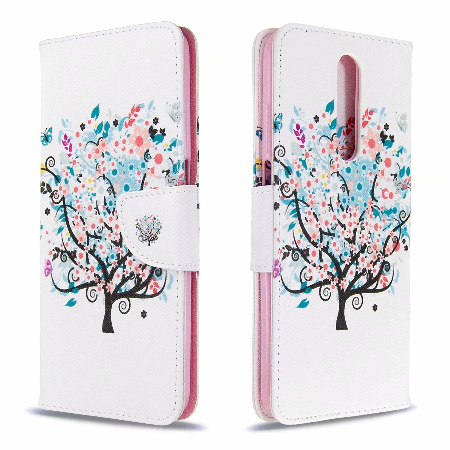 Xiaomi Redmi K30 Case, Colorful Flip PU Leather Wallet Phone Bag Cover for Redmi K30 - Color tree