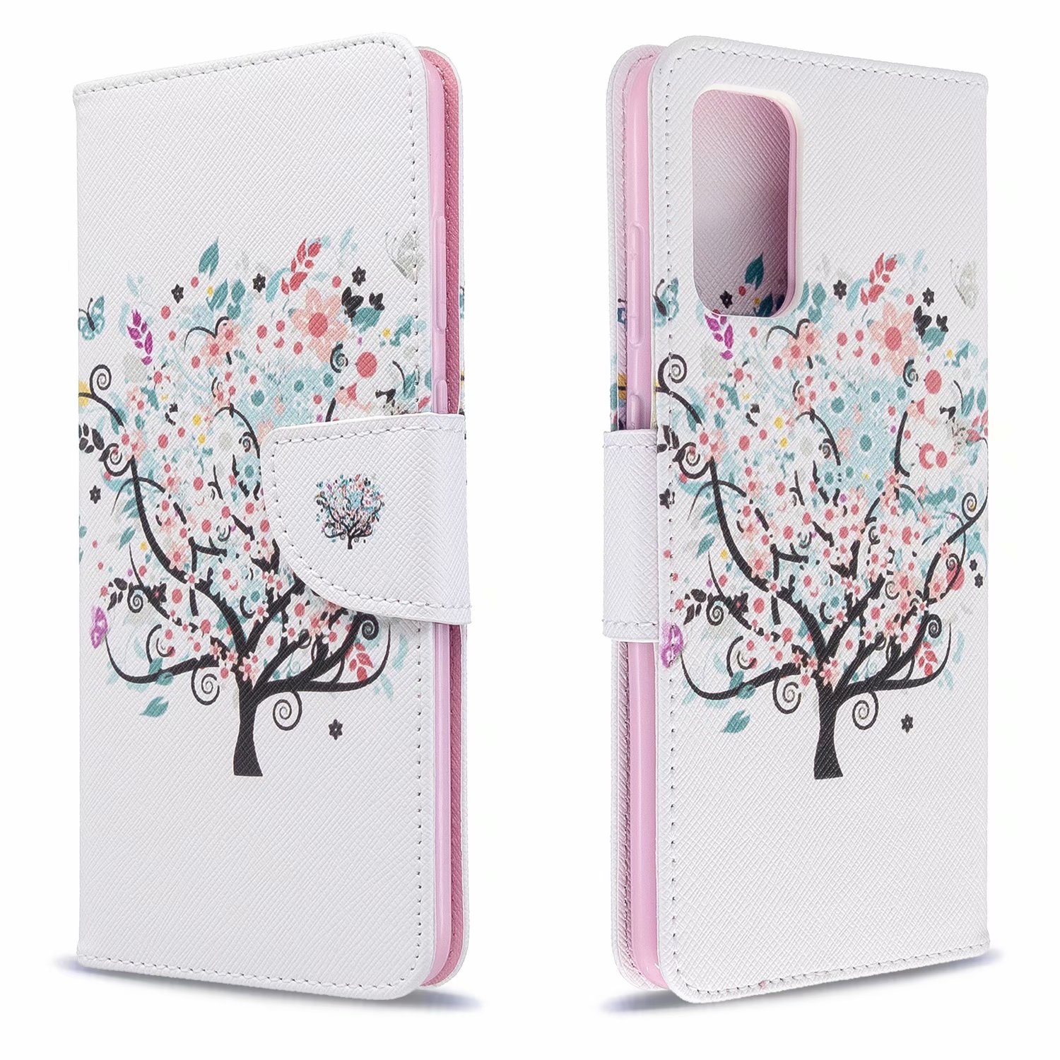 Samsung Galaxy S20 Plus Case, Flip PU Leather Wallet Phone Bag Cover for Galaxy S11 - Color tree