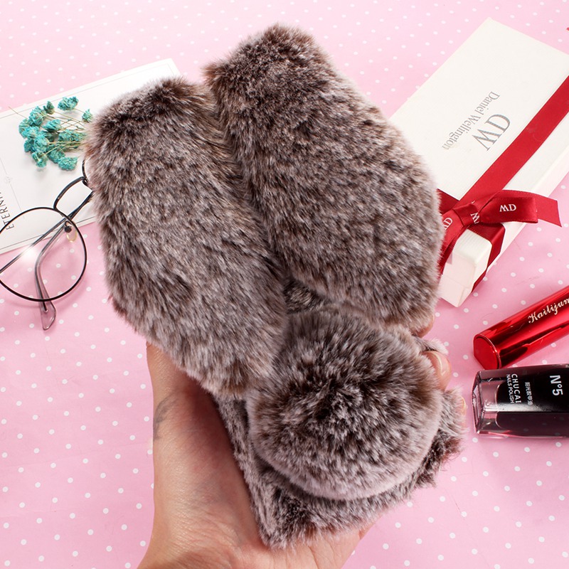 Fluffy rabbit ear For Huawei P9 Plus Case,Huawei P10 Plus P20 Pro P20 Lite 2019 Huawei P30 Lite 2020 Huawei P30 Pro Case