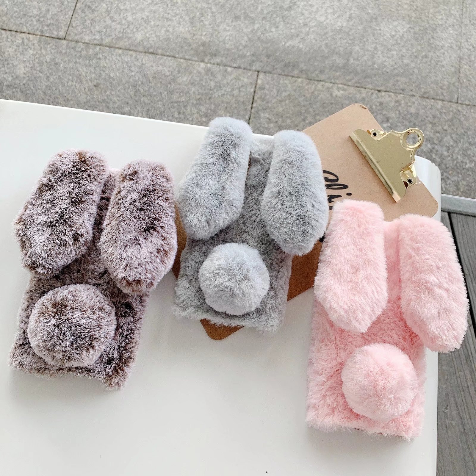 Fluffy rabbit ear For Huawei P9 Plus Case,Huawei P10 Plus P20 Pro P20 Lite 2019 Huawei P30 Lite 2020 Huawei P30 Pro Case
