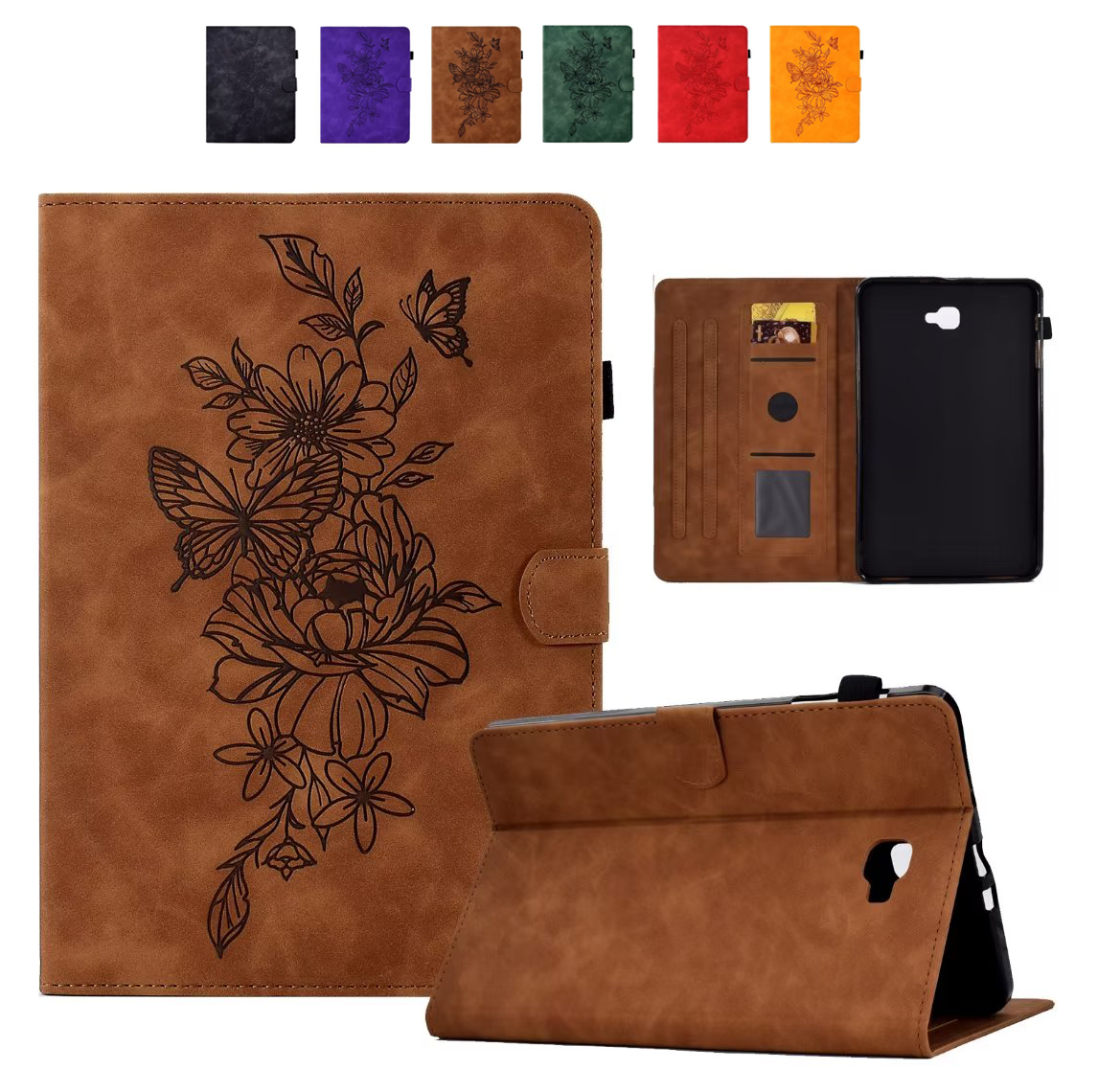 Samsung Galaxy Tablet Case For  Samsung Galaxy T580 T585 T510 T515 P610/P 615 Galaxy Tab S8 X700 X706 T870 T875 T500 T505 T220/T225 Tab A8 2021 X200 X205 Case