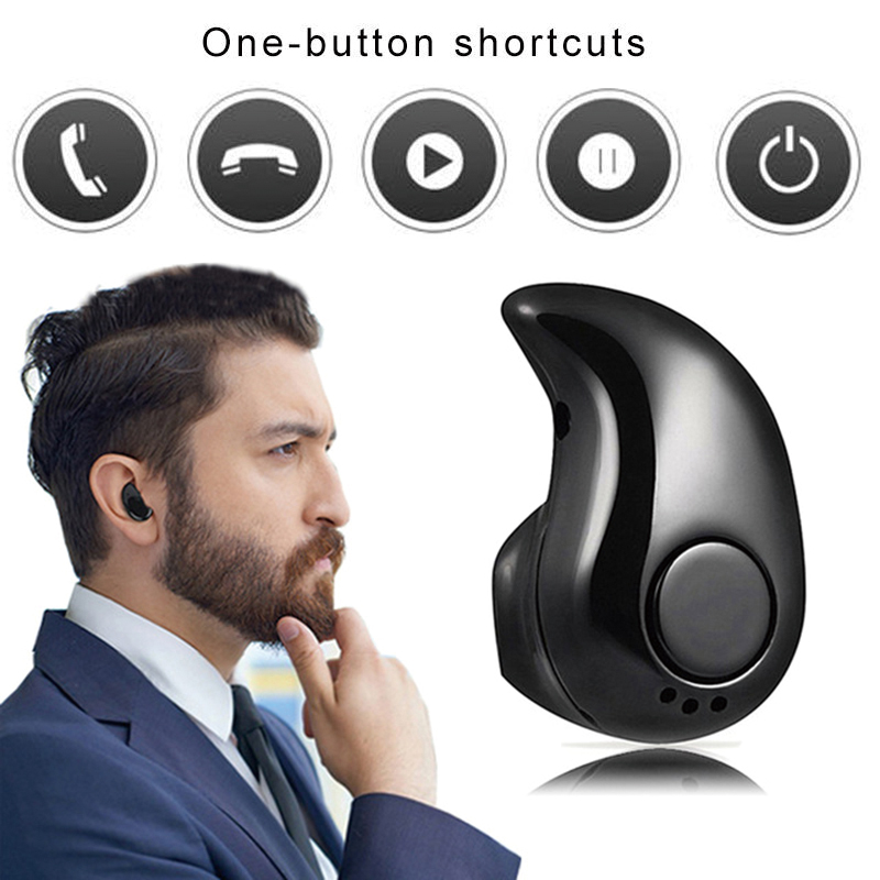 Komach Mini Wireless Bluetooth earphone Earbud  Stereo  Earpiece Small Sports Cordless