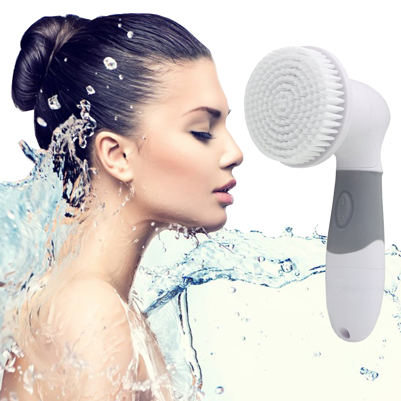 4 in1 Waterproof Electric Facial Cleaning Massager Body Cleaning Foot Care Blackhead Clean Tools