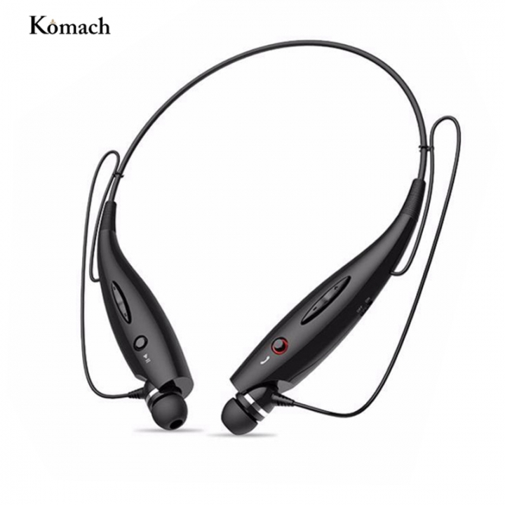 Komach Wireless Bluetooth Earbud  Neckband Sport Stereo Earpiece Bass Earphone for Mobile Phone