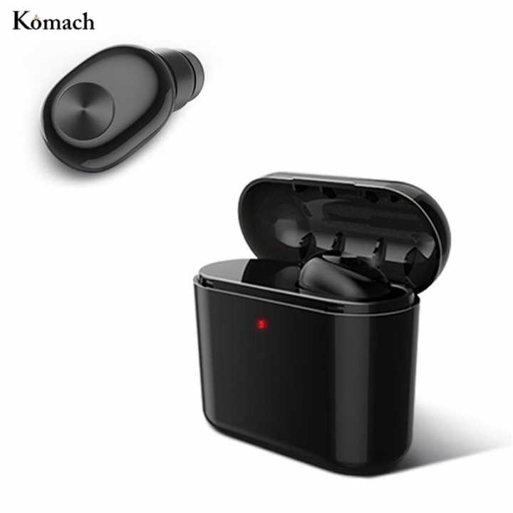 Komach Wireless Bluetooth earphone Blutooth headset Stereo headphones Earpiece Portable charging box