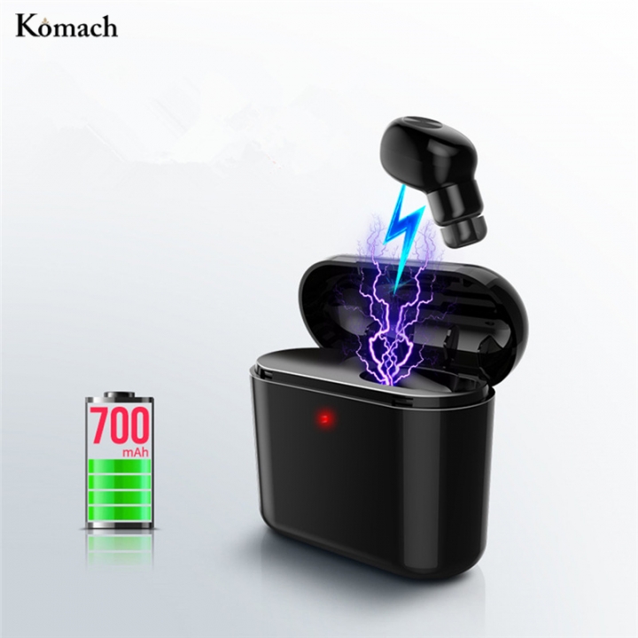Komach Wireless Bluetooth earphone Blutooth headset Stereo headphones Earpiece Portable charging box