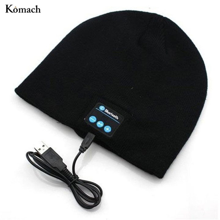 Komach Bluetooth Hat with Soft Smart Microphone Wireless Headset Headphone Cap for Outdoor Sport