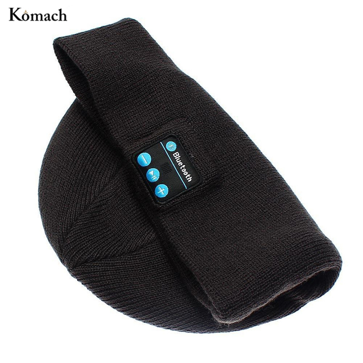 Komach Bluetooth Hat with Soft Smart Microphone Wireless Headset Headphone Cap for Outdoor Sport