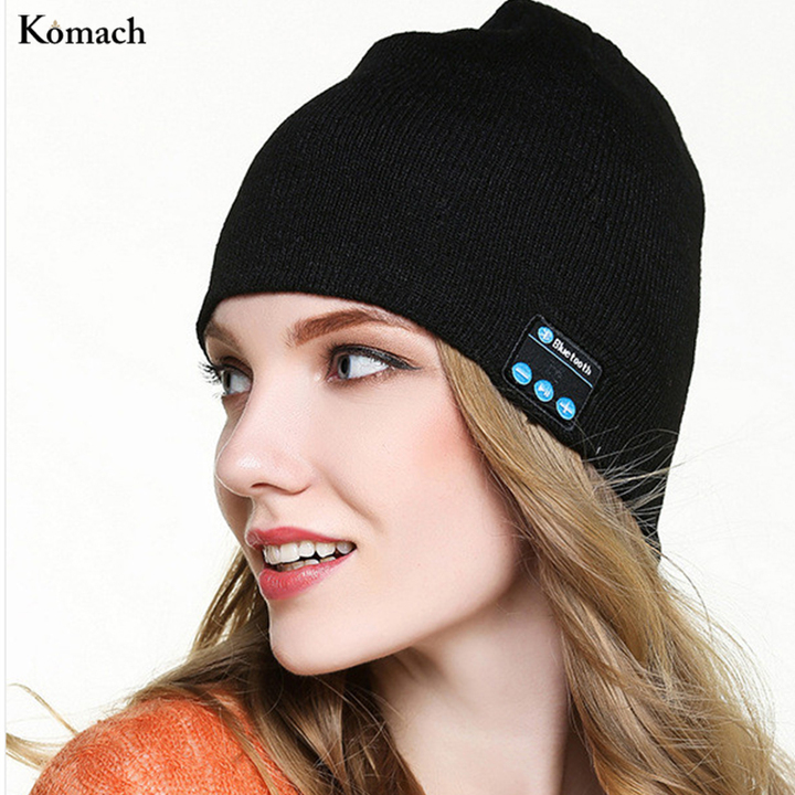 Komach Bluetooth Hat with Soft Smart Microphone Wireless Headset Headphone Cap for Outdoor Sport