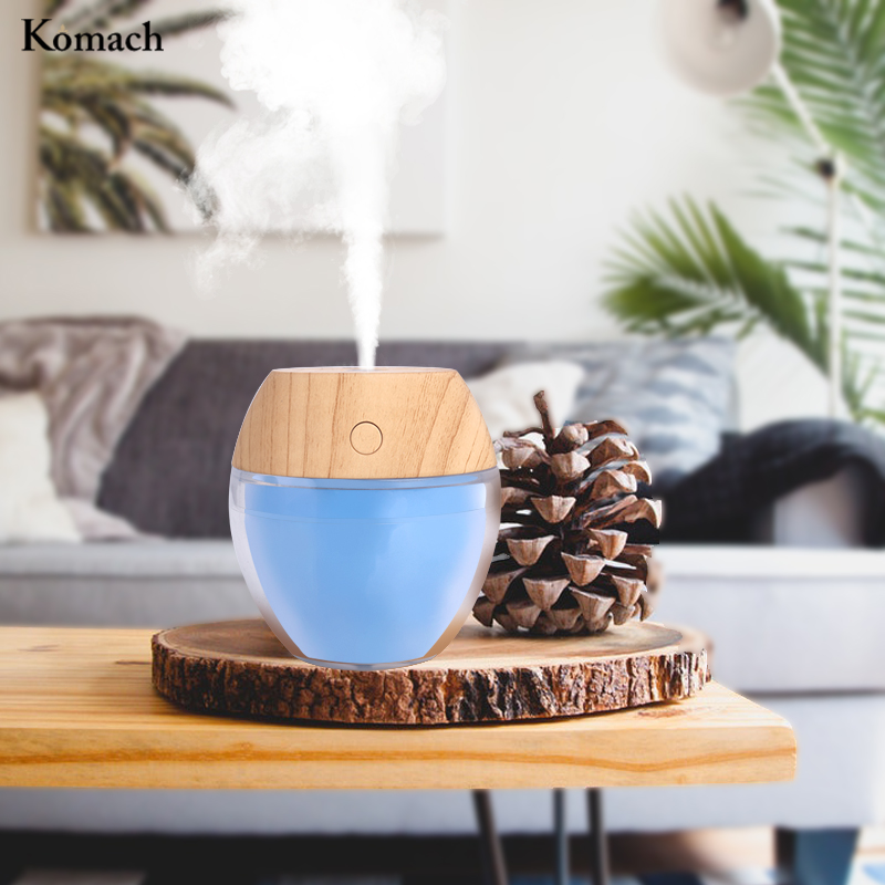Komach Humidifier With Night Lamp Mute Desktop USB Charging Mini Air Purifier For Home Office car