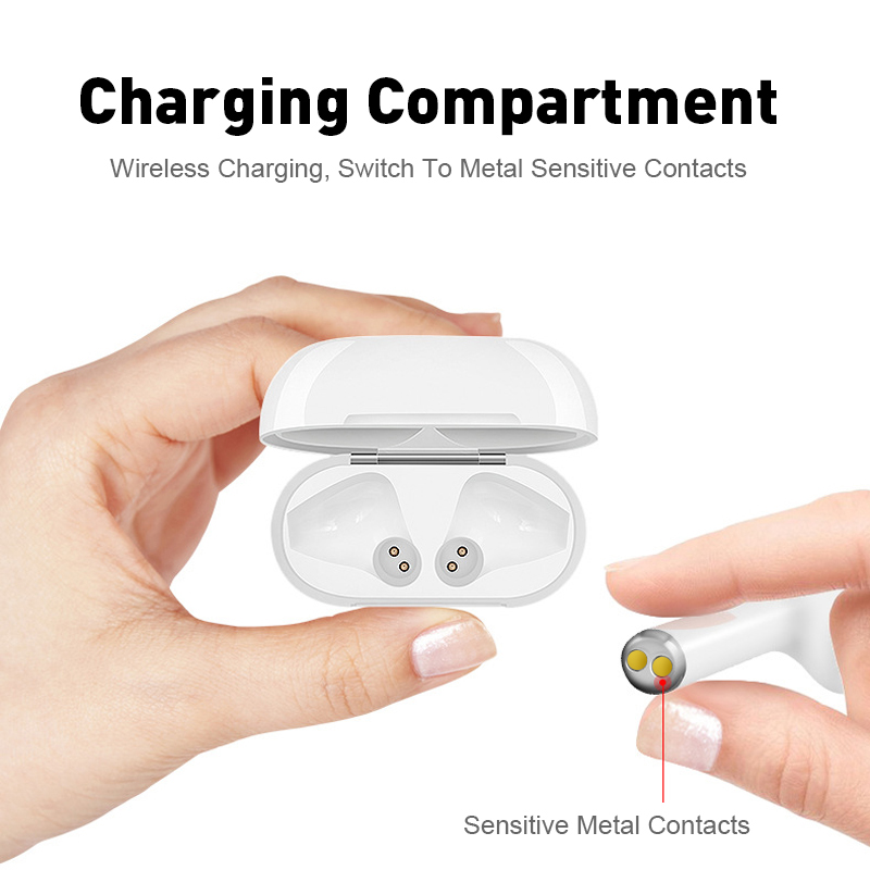 Komach i12 TWS Wireless  Earbud Touch Key Bluetooth 5.0 Sport Earphone Stereo For  Smart Phone