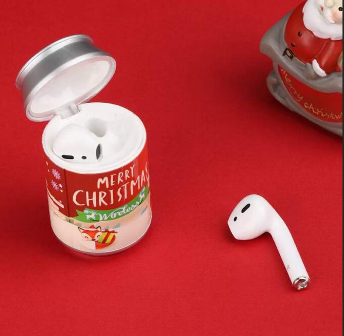 Christmas Gift Wireless Bluetooth Earphones TWS Earbuds with Charging Box Sports Headset