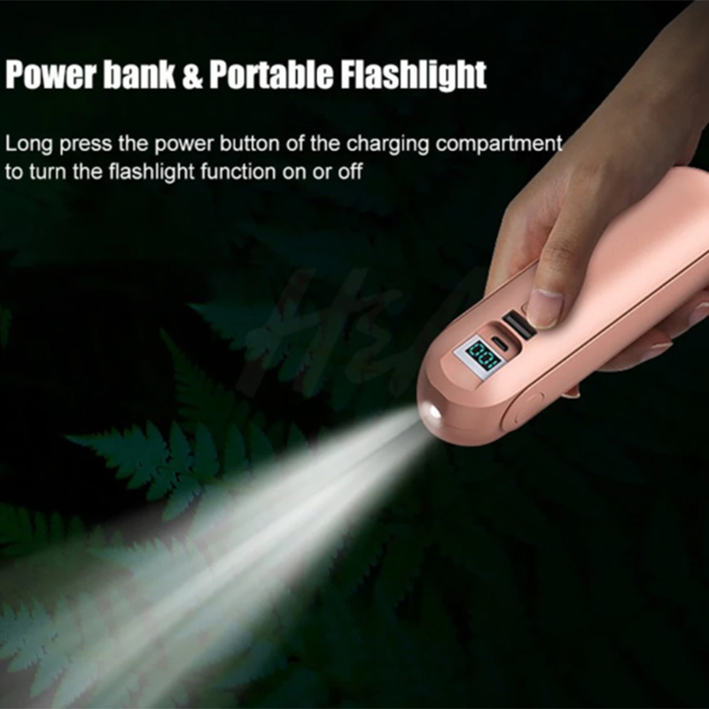 TWS Bluetooth Earphones Wireless  Hifi Sound Power Bank With Microphone Fan Earbuds