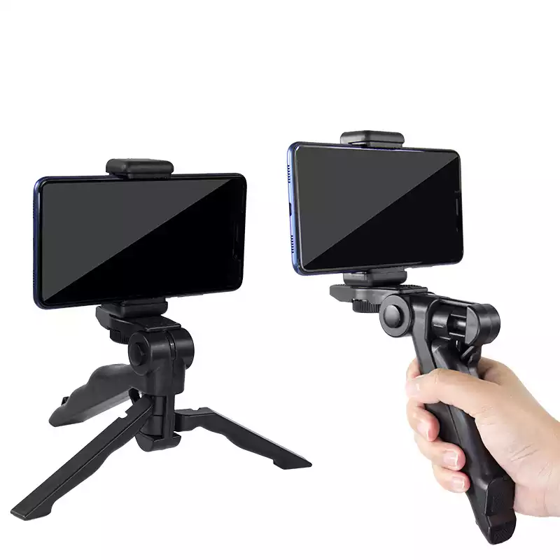 Handheld Grip Stabilizer Phone Tripod Holder Selfie Stick Handle Holder Stand Live Broadcast Bracket live video