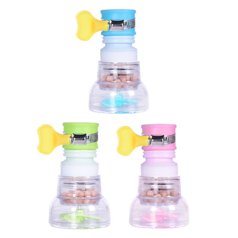 3PCS Adjustable Flexible Kitchen Faucet Tap Extender Splash-Proof Water Filter Outlet Head Water Saving Sprayer Filter Diffuser