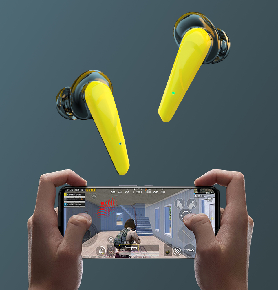 TWS Wireless Earphone Charging Box Earphone Sports Waterproof Earbuds Bluetooth-Compatible 5.1 Gaming Earphones With Microphone