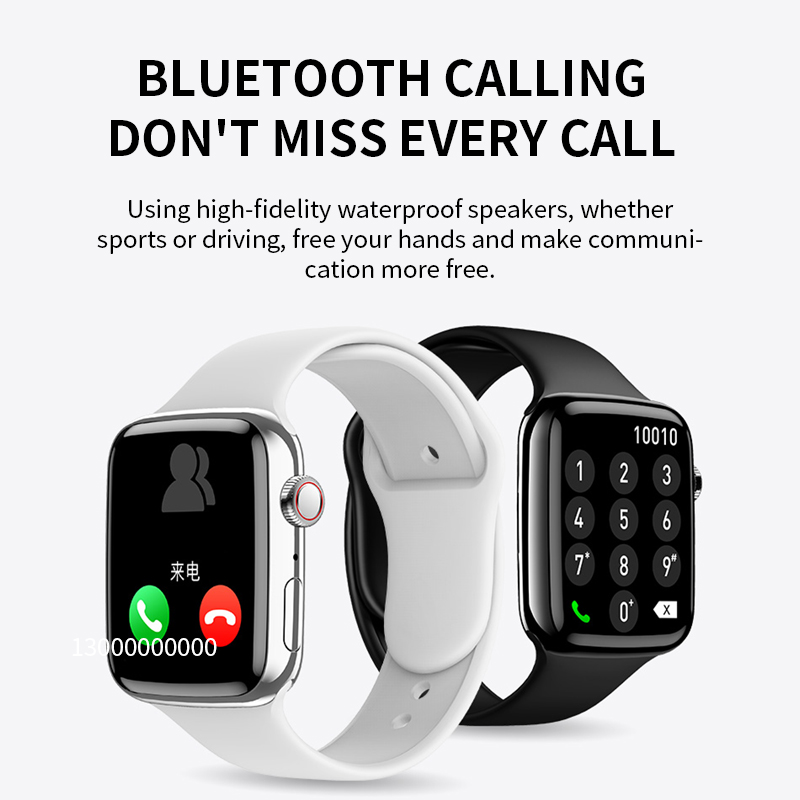 Smart Watch Bluetooth Call  Heart Rate Blood Monitor IP67 Waterproof 2022 New Smartwatch  NFC Wireless Charger