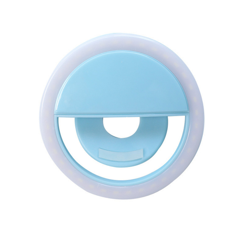 USB Charge Led Selfie Ring Light Mobile Phone Lens LED Selfie Lamp Ring Live Beauty Live Broadcast  Beauty Lens Self-timer Live Camera Flash Selfie Light