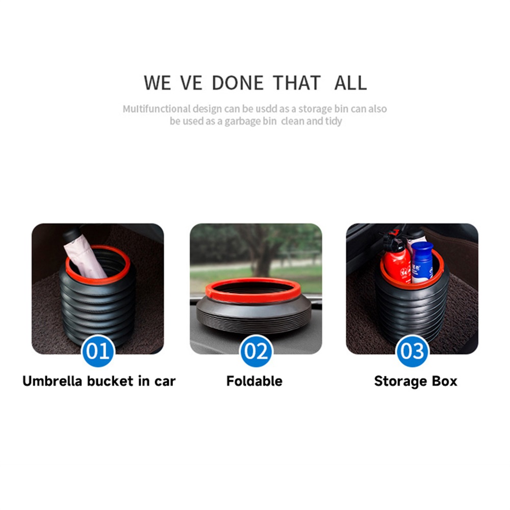 Retractable Folding Car Trash Bin Vehicle Garbage Dust Case water storage buckets for cars outdoor fishing buckets Storage Retractable Folding Car Trash Bin Vehicle Garbage Dust Case water storage