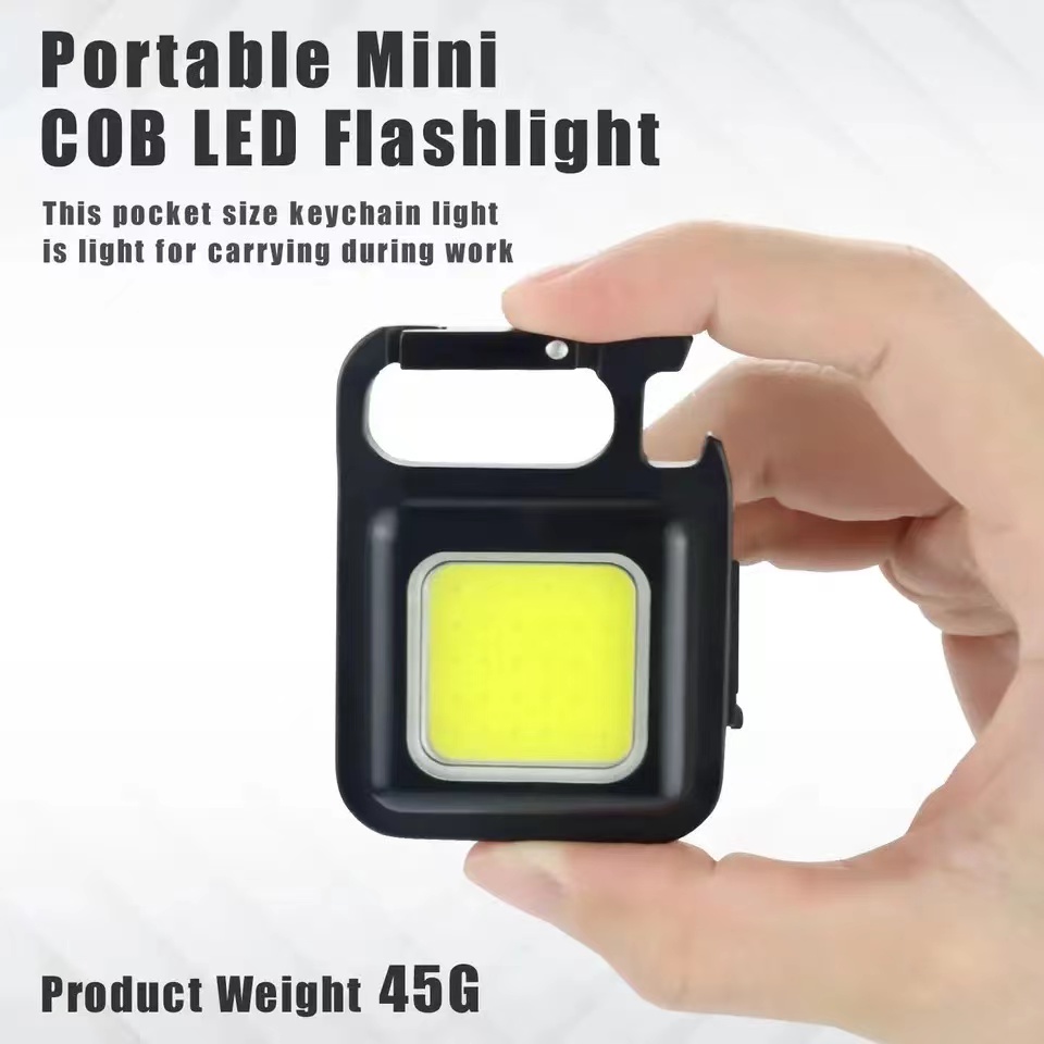 Multifunctional Mini Glare  Keychain Light USB Charging Emergency Lamps Strong Magnetic Repair Work Outdoor Camping LightMultifunctional Mini Glare  Keychain Light USB Charging Emergency Lamps Strong