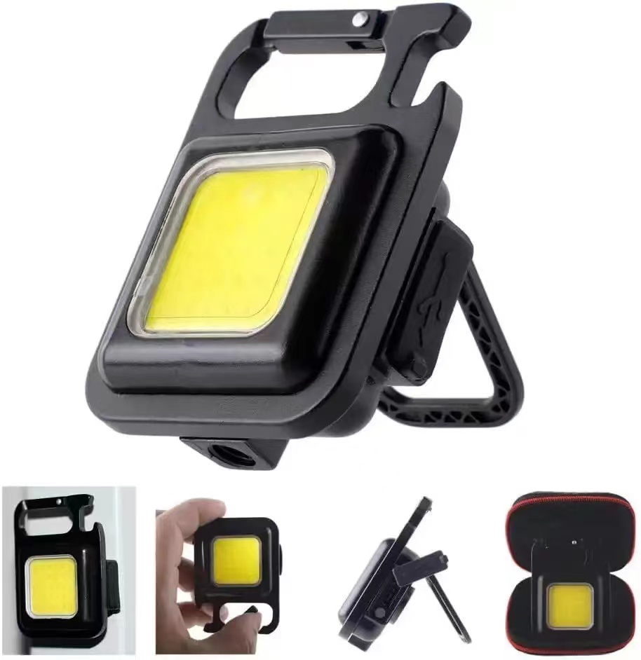 Multifunctional Mini Glare  Keychain Light USB Charging Emergency Lamps Strong Magnetic Repair Work Outdoor Camping LightMultifunctional Mini Glare  Keychain Light USB Charging Emergency Lamps Strong