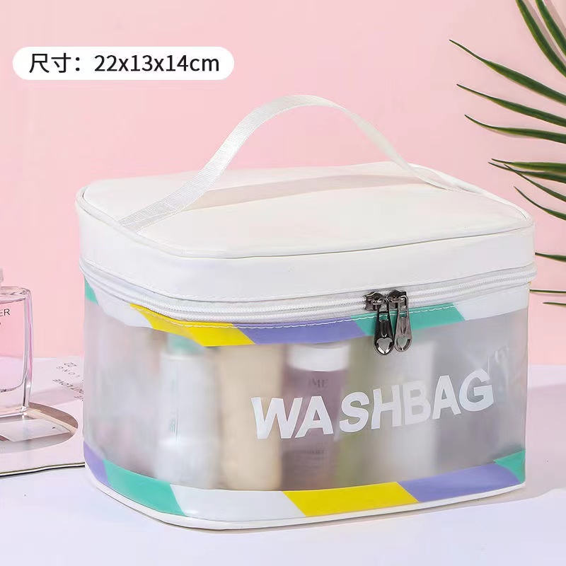 High-capacity Cosmetic Bag  Portable Travel Skin Care Products Waterproof Large Capacity Storage Handbag Bathroom Toiletries Make-up Organize Pouch