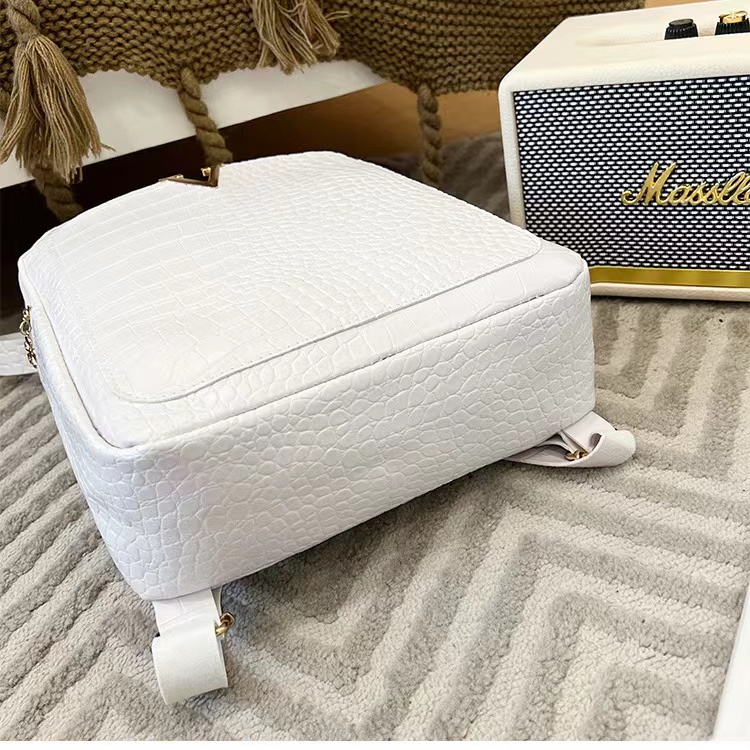 Mini Backpack Crossbody Bag For Teenage Girl oil wax skin Women Shoulder Phone Purse Korean Style Trendy Female Rucksack  V Letter Shoulder Bag Casual Multi-Function Small School Bags For Girls