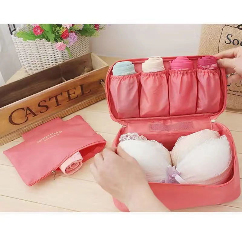 Travel Bra Bag Underwear Organizer Bag Women Bedroom Underwear Packaging Cube Pouch Bra And Panty Storage High Quality Wash Case Handbags  Girl Personal Items Pouch Travel Accessories