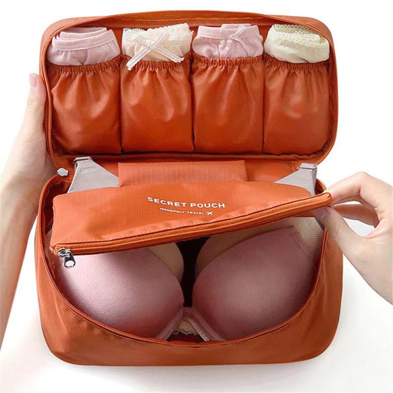 Travel Bra Bag Underwear Organizer Bag Women Bedroom Underwear Packaging Cube Pouch Bra And Panty Storage High Quality Wash Case Handbags  Girl Personal Items Pouch Travel Accessories