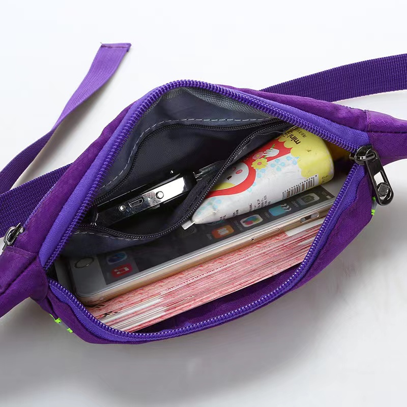 Sports pocket new running mobile phone belt mini personal equipment multifunctional fitness invisible bag aist Bag Pack Purse  Women's Canvas  Casual  Phone Belt Bag Pouch