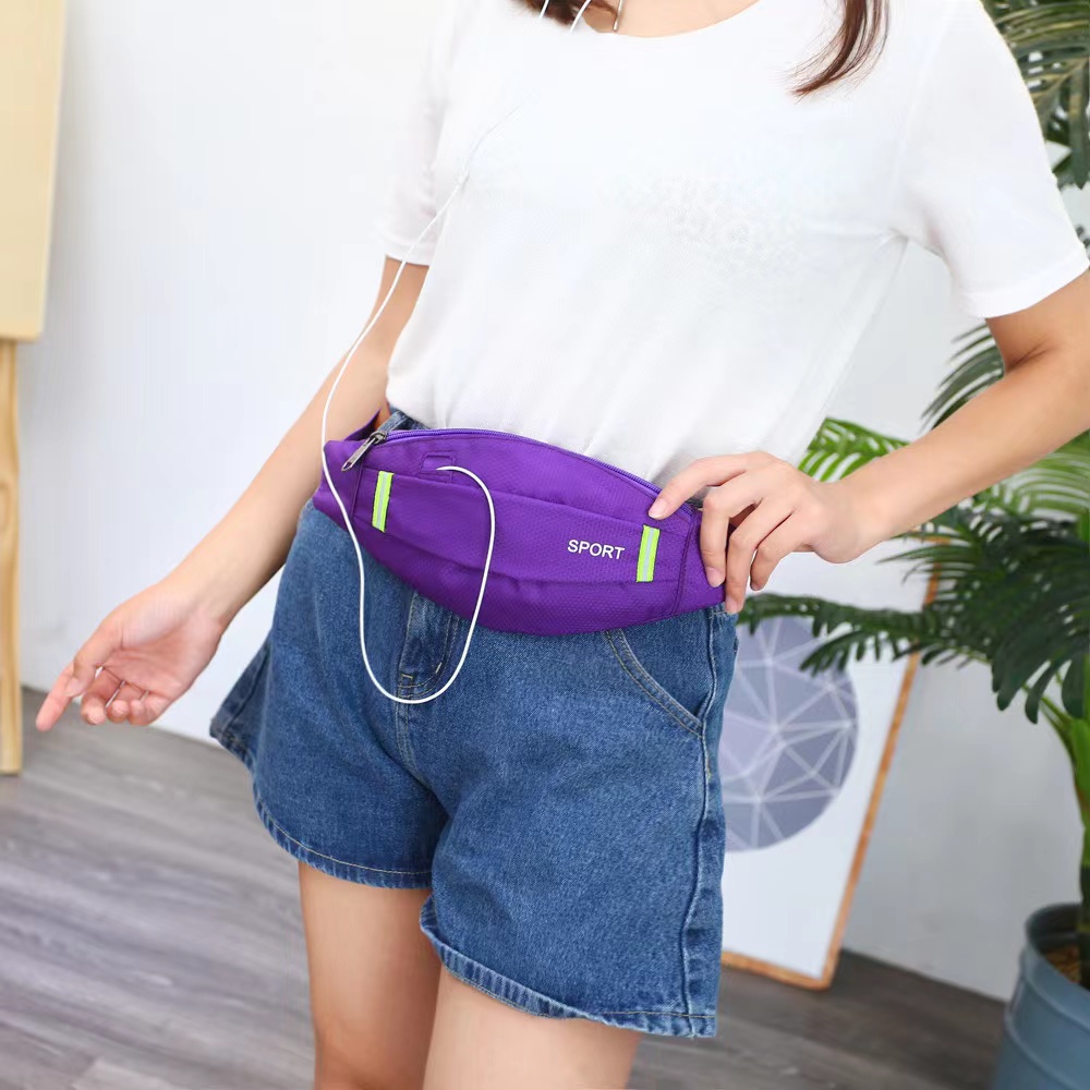 Sports pocket new running mobile phone belt mini personal equipment multifunctional fitness invisible bag aist Bag Pack Purse  Women's Canvas  Casual  Phone Belt Bag Pouch