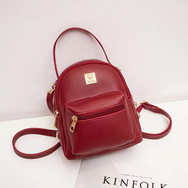 Fashion Student Schoolbag Travelling Bag Classic Flower Backpack Women Bags  Women'S Backpack Multi-Function Small Backpack Female Ladies Shoulder Bag Handbags Girl Purse