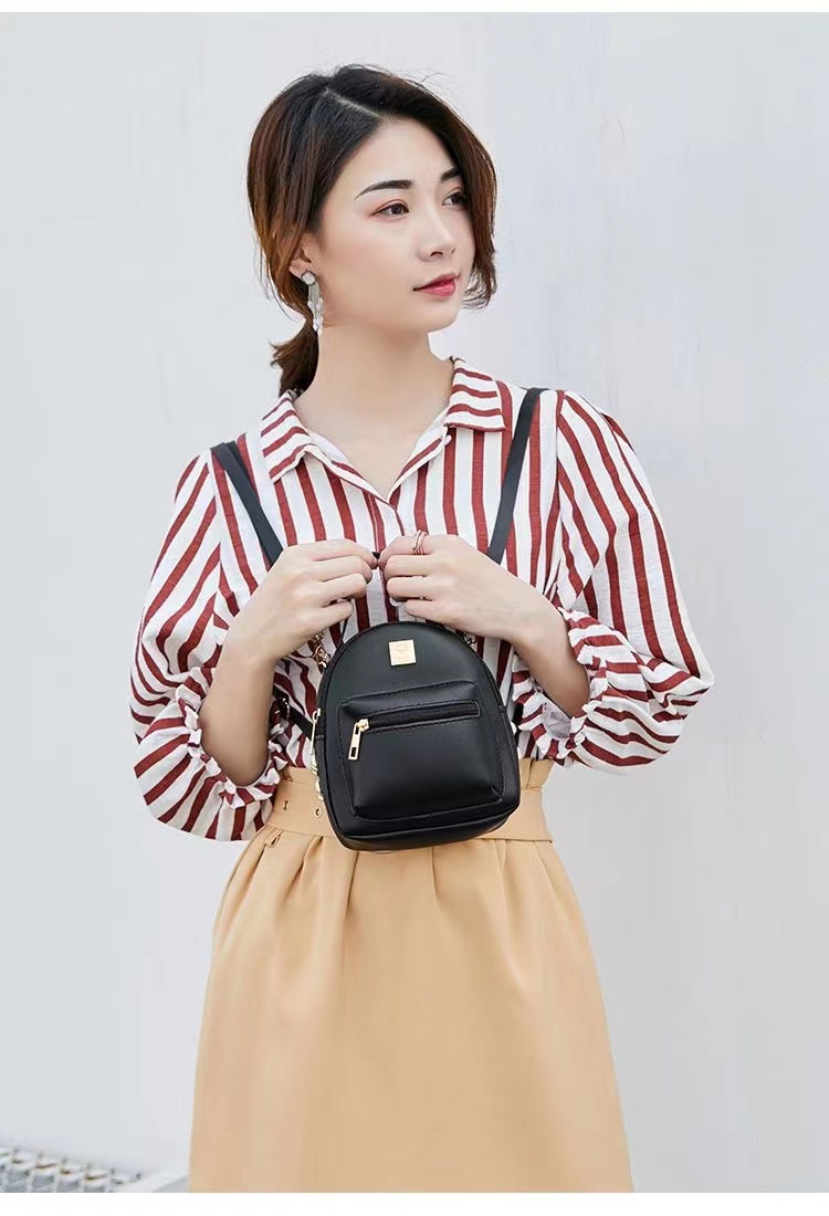 Fashion Student Schoolbag Travelling Bag Classic Flower Backpack Women Bags  Women'S Backpack Multi-Function Small Backpack Female Ladies Shoulder Bag Handbags Girl Purse