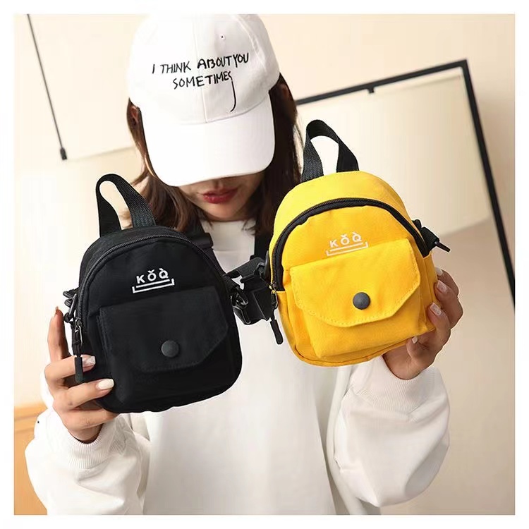 Small Women Bag Canvas Shopper Bag Crossbody Bags for Women trend Small Shoulder Bags Phone Ladies Purse Bag Women Handbags Cute Girl Bouncing Di Small Bag