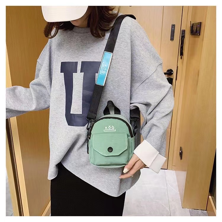 Small Women Bag Canvas Shopper Bag Crossbody Bags for Women trend Small Shoulder Bags Phone Ladies Purse Bag Women Handbags Cute Girl Bouncing Di Small Bag
