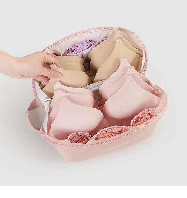 Daily Travel Storage Bag For Underwear Cosmetics Makeup Travel Organizer Bag Wardrobe Closet Clothe Pouch Socks Panties Bra Bags Handbags Storage Bag Large Packing Organizer Travel Lingerie Socks