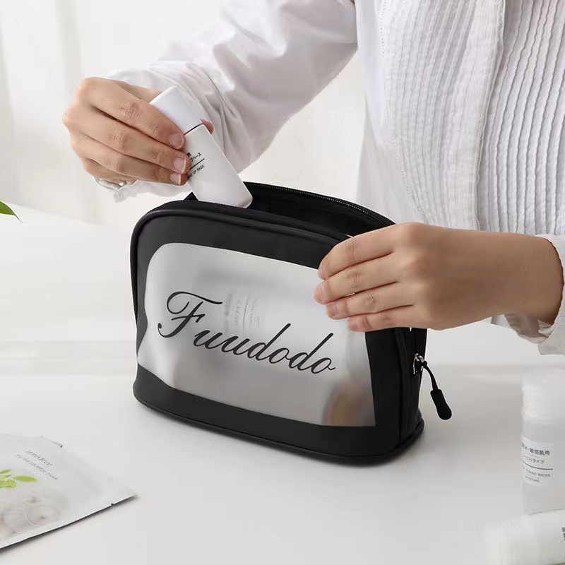 Women Makeup Bags Waterproof Clear Cosmetic Bag Travel Beach Toiletries Storage Pouch Handbags Transparent Makeup Beauty Case  Bath Wash Bags