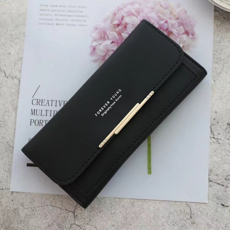 New Fashion All-match Clutch Bag Long Large Capacity Coin Purse Ladies  Large Capacity Practical Hand Wallet PU Leather Female Long Section Wallet Handbags