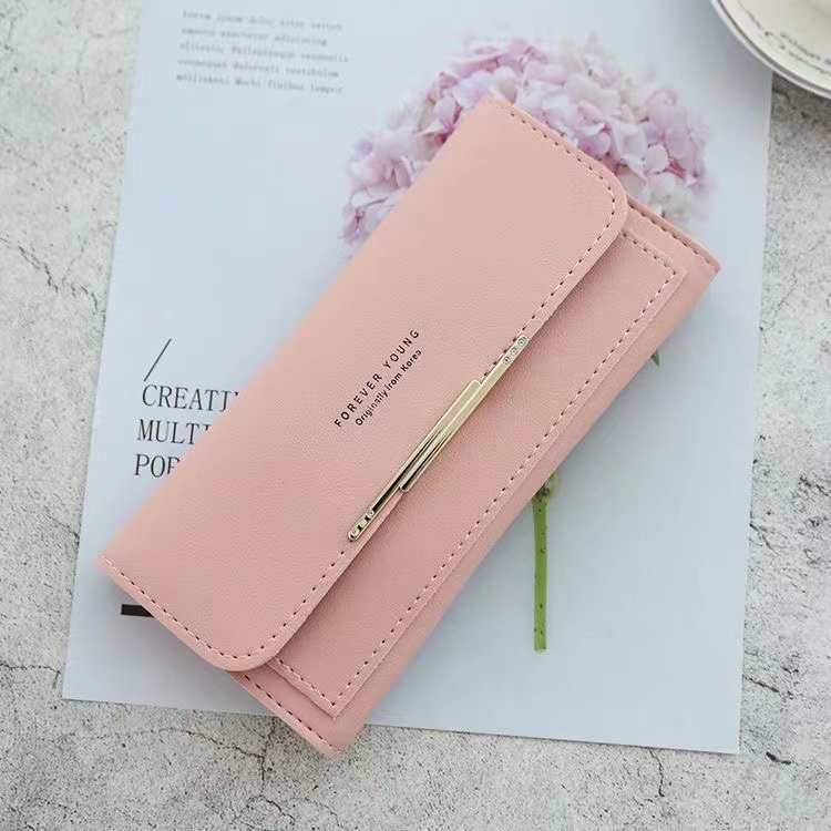 New Fashion All-match Clutch Bag Long Large Capacity Coin Purse Ladies  Large Capacity Practical Hand Wallet PU Leather Female Long Section Wallet Handbags